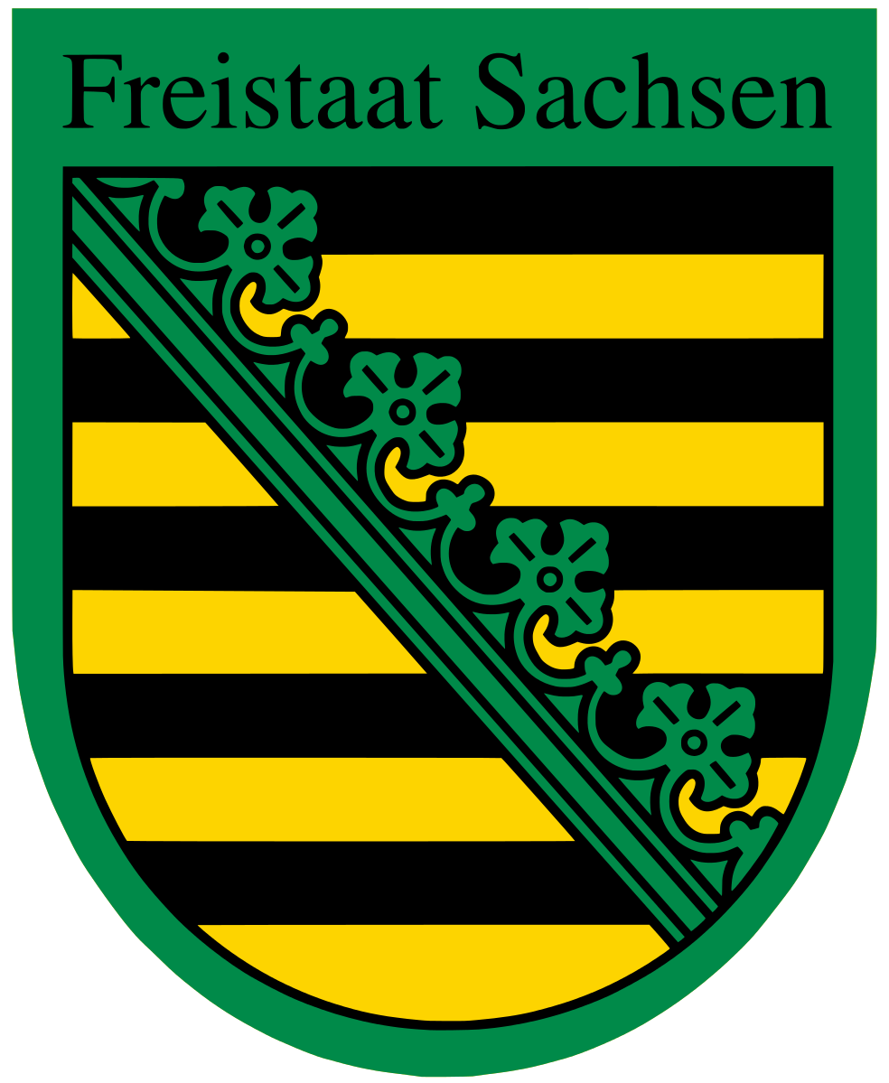 Wappen des Freistaates Sachsen